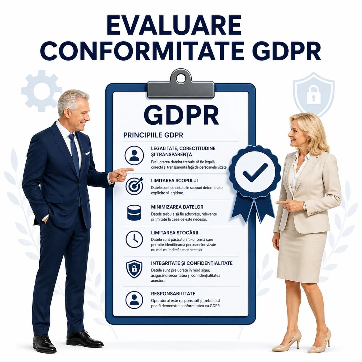 Evaluarea conformității GDPR — analiză juridică, tehnică și organizatorică