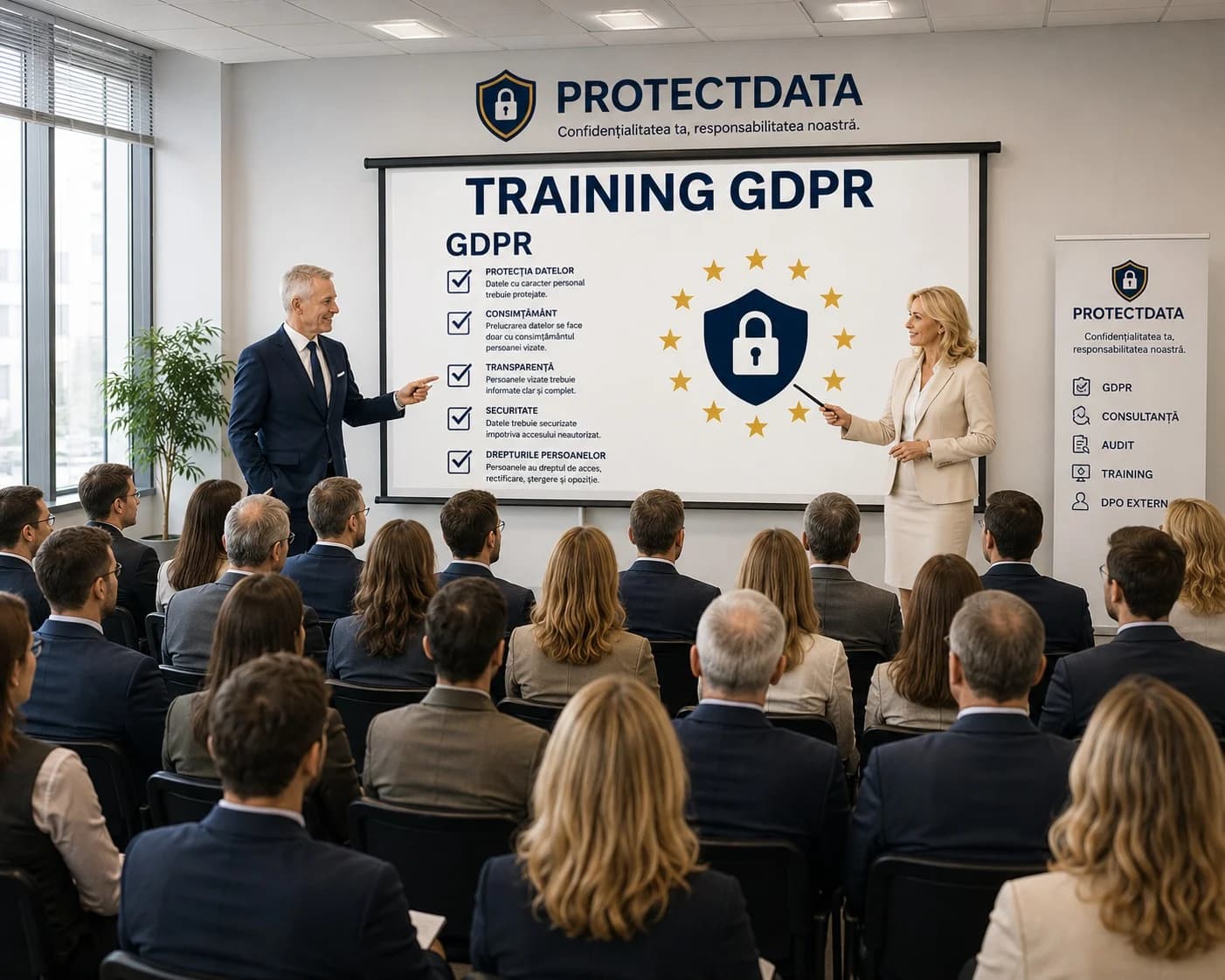 Training GDPR — formatori acreditați ANC, aplicat pe procese reale